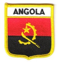 Wappen Aufnäher Fahne Angola