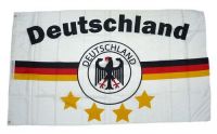 Fahne / Flagge Deutschland 4 Sterne Streifen 90 x 150 cm