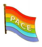 Flaggen Pin Regenbogen - Pace NEU Fahne Flagge Anstecknadel