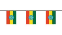Flaggenkette Äthiopien Wappen 6 m