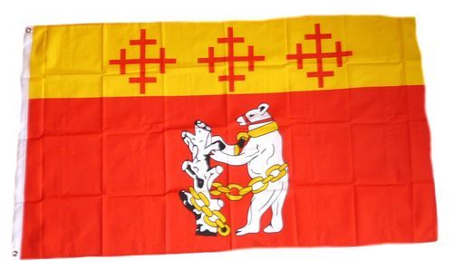 Fahne / Flagge England - Warwickshire 90 x 150 cm