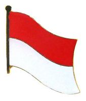 Flaggen Pin Indonesien NEU Fahne Flagge Anstecknadel