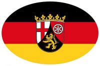 Wappen Aufkleber Sticker Rheinland Pfalz