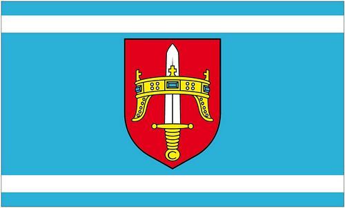 Fahne / Flagge Kroatien - Sibenik Knin 90 x 150 cm