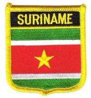 Wappen Aufnäher Fahne Surinam