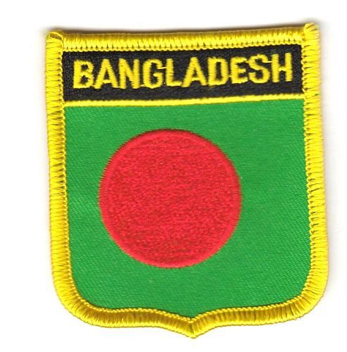 Wappen Aufnäher Fahne Bangladesch