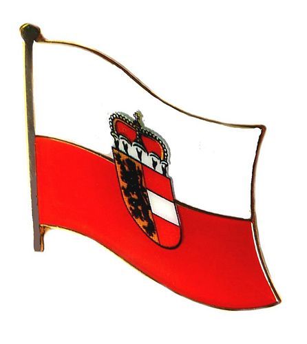 Salzburg Flaggenpin,Anstecker,Flagge,Pin,Nadel,Badge 
