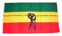 Fahne / Flagge Äthiopien Stacheldraht 90 x 150 cm