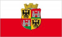 Fahne / Flagge Österreich - Wiener Neustadt 90 x 150 cm