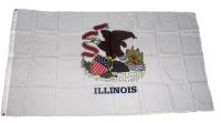 Fahne / Flagge USA - Illinois 90 x 150 cm