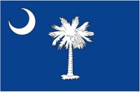 Fahnen Aufkleber Sticker USA - South Carolina