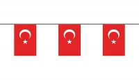 Flaggenkette Türkei 6 m