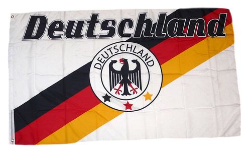 Fahne / Flagge Deutschland Fußball 8 90 x 150 cm | Für den ...