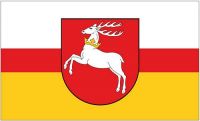 Fahne / Flagge Polen - Woiwodschaft Lublin 90 x 150 cm