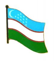 Flaggen Pin Usbekistan