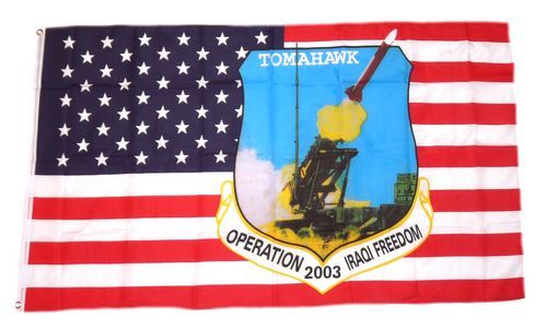 Fahne / Flagge USA - Tomahawk 90 x 150 cm