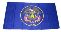 Fahne / Flagge USA - Utah 90 x 150 cm