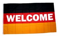 Fahne / Flagge Deutschland Welcome Willkommen 90 x 150 cm