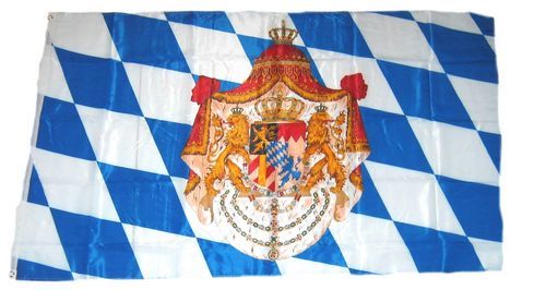 Tischflagge Königreich Bayern Fahne Flagge 10 x 15 cm
