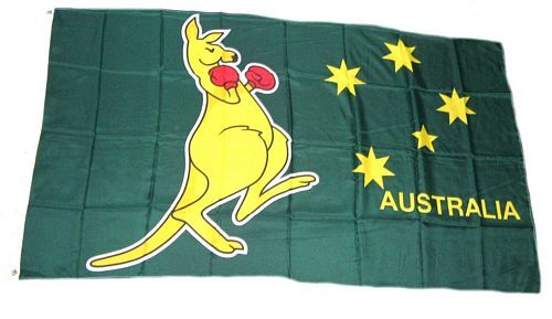Fahne Flagge Känguruh Roadsign 90 x 150 cm
