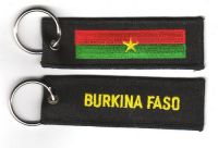 Fahnen Schlüsselanhänger Burkina Faso
