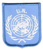Wappen Aufnäher Fahne UNO