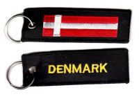 Fahnen Schlüsselanhänger Dänemark