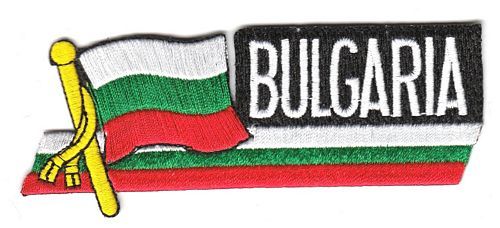 Fahnen Sidekick Aufnäher Bulgarien