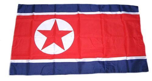 Fahne / Flagge Nordkorea 30 x 45 cm