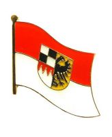 Flaggen Pin Mittelfranken NEU Fahne Flagge Anstecknadel