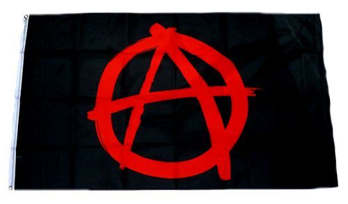 Fahne / Flagge Anarchie rot 90 x 150 cm
