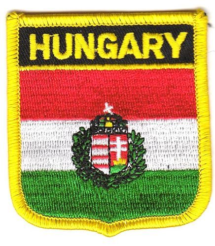 Wappen Aufnäher Fahne Ungarn