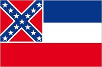 Fahnen Aufkleber Sticker USA - Mississippi