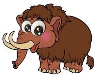 Aufkleber Sticker Mammut