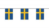 Flaggenkette Schweden 6 m
