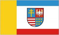 Fahne / Flagge Polen - Woiwodschaft Heiligkreutz 90 x 150 cm