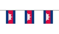 Flaggenkette Kambodscha 6 m