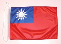 Bootsflagge Taiwan 30 x 45 cm