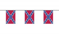Flaggenkette Südstaaten 6 m