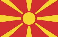 Fahnen Aufkleber Sticker Mazedonien