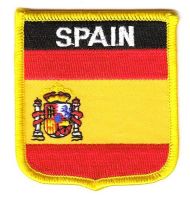 Wappen Aufnäher Fahne Spanien