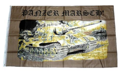 Fahnen Flagge Deutsches Reich Panzer Marsch 90 x 150 cm 
