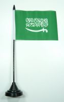 Fahne / Tischflagge Saudi Arabien 11 x 16 cm Flaggen