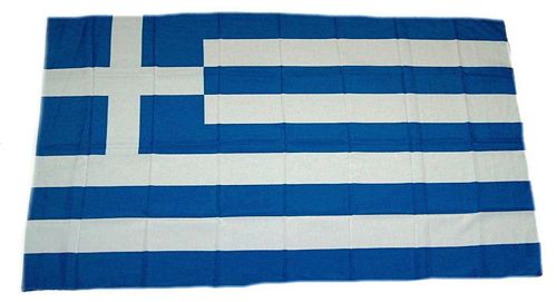 Fahne Flagge Griechenland 30 x 45 cm mit Stab : : Garten