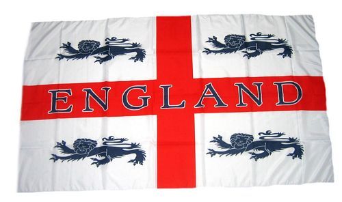 Fahne / Flagge England 4 Löwen 30 x 45 cm