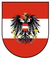 Wappenschild Aufkleber Sticker Österreich Adler