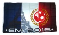 Fahne / Flagge Frankreich EM 2016 90 x 150 cm