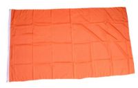 Fahne / Flagge Einfarbig Orange 150 x 250 cm