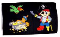 Fahne / Flagge Pirat Party Kinderpirat 60 x 90 cm