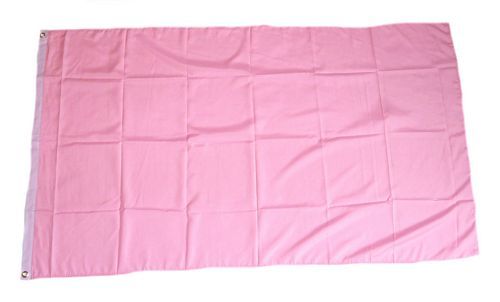 Fahne / Flagge Einfarbig Rosa 150 x 250 cm